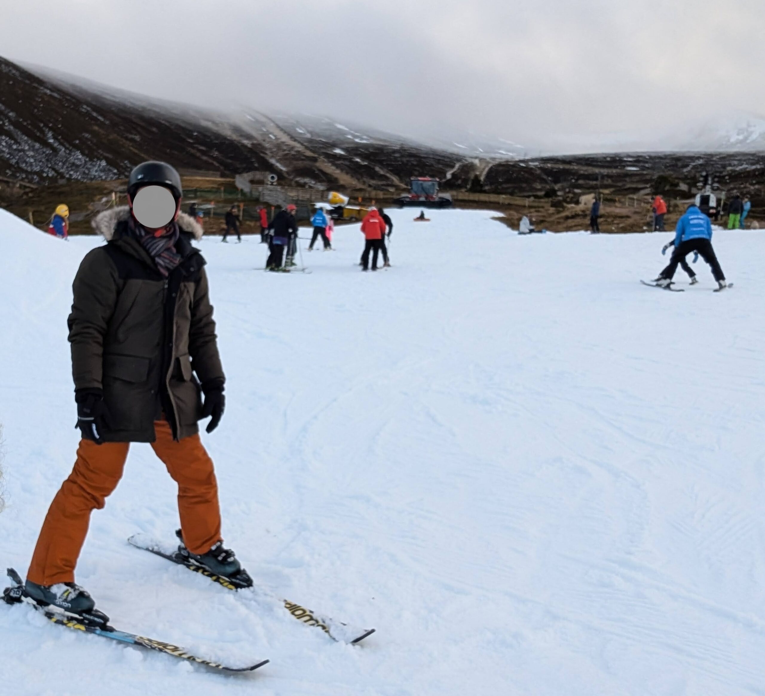 Skiing in Cairngorm, Scotland